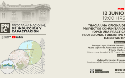 Participa del nuevo ciclo del Programa Nacional de Inducción y Capacitación del Colegio de Arquitectos de Chile (PNIC CA)