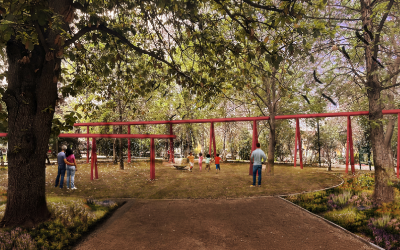 Nueve universidades reimaginan el conjunto San Borja en la XXIII Bienal de Arquitectura de Chile