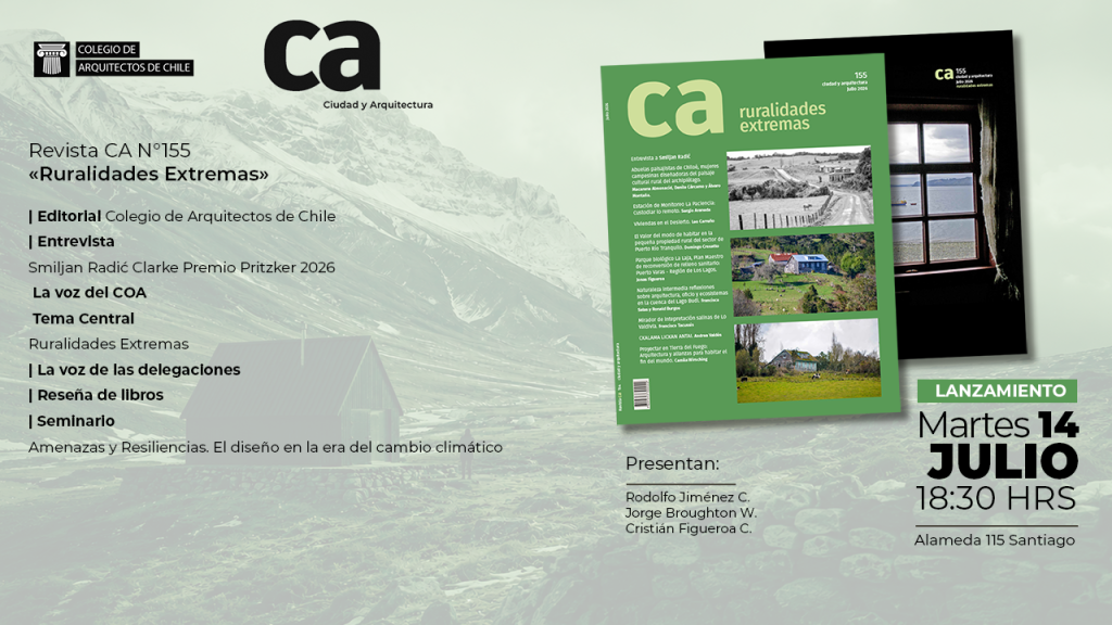 Te invitamos al lanzamiento Revista CA N°155: «Ruralidades Extremas»